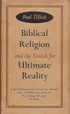 Biblical Religion and the Search for Ultimate Reality